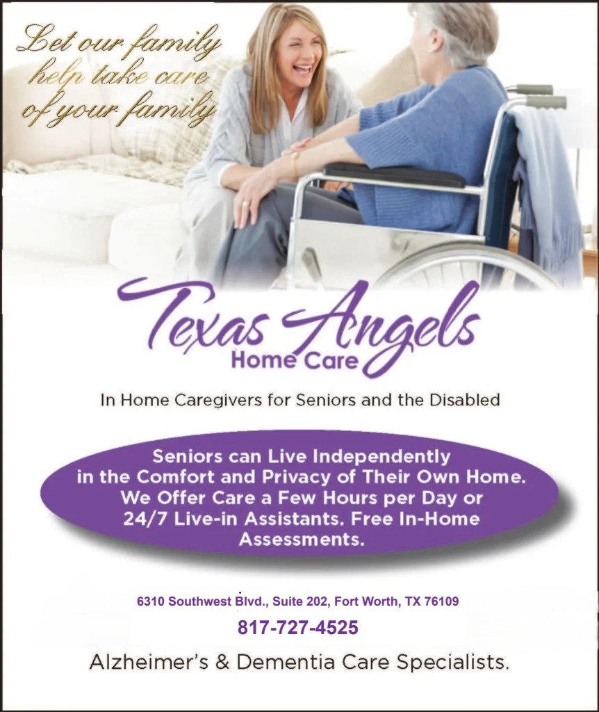 Texas Angels Home Care services for seniors and the disabled